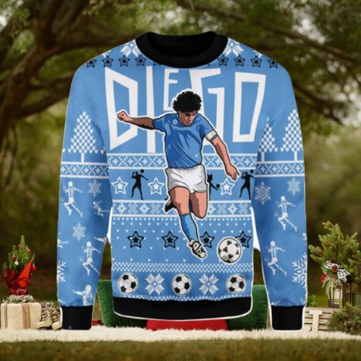 Number 10 Football Player Ugly Christmas Sweater Xmas Gift Men And Women Christmas Sweater