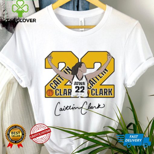 Number 22 Caitlin Clark Iowa Hawkeyes basketball player signature hoodie, sweater, longsleeve, shirt v-neck, t-shirt