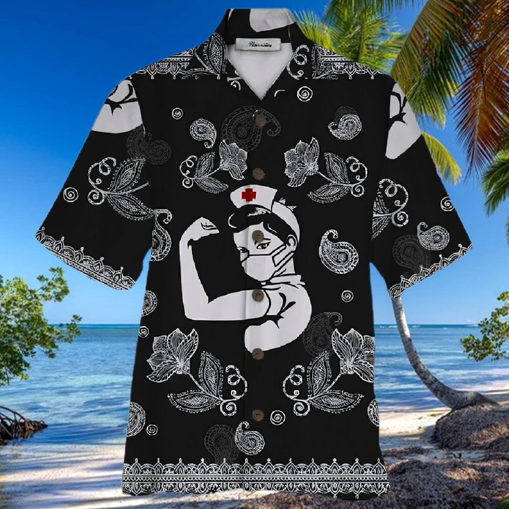 Nurse Black Nice Design Unisex Hawaiian Shirt