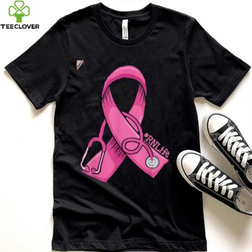 Nurse Breast Cancer Awareness Pink Ribbon T Shirt