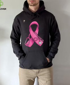 Nurse Breast Cancer Awareness Pink Ribbon T Shirt