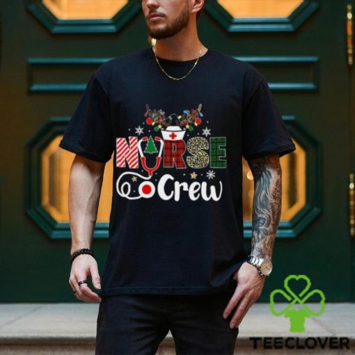 Nurse Crew Christmas Stethoscope Nurses Xmas Scrub Shirt