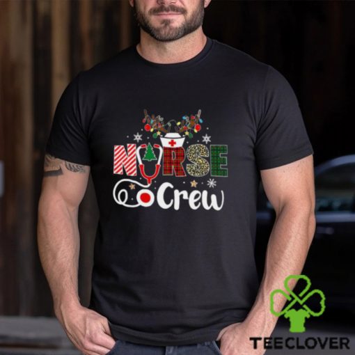 Nurse Crew Christmas Stethoscope Nurses Xmas Scrub Shirt