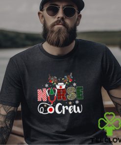 Nurse Crew Christmas Stethoscope Nurses Xmas Scrub Shirt