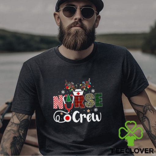 Nurse Crew Christmas Stethoscope Nurses Xmas Scrub Shirt