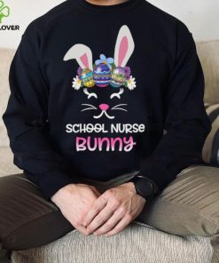 Nurse Easter Day Heartbeat Stethoscope Shape Bunny Ears T Shirt