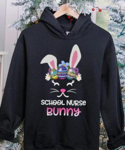 Nurse Easter Day Heartbeat Stethoscope Shape Bunny Ears T Shirt