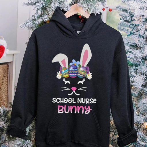 Nurse Easter Day Heartbeat Stethoscope Shape Bunny Ears T Shirt