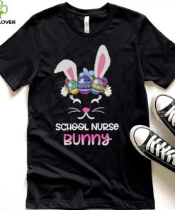 Nurse Easter Day Heartbeat Stethoscope Shape Bunny Ears T Shirt