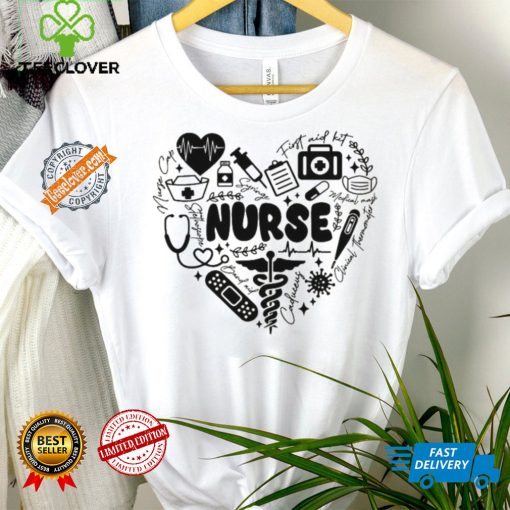 Nurse Heart Shirt, Nurse Shirt
