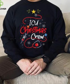 Nurse Icu Christmas Crew Nursing Christmas Lights Shirt