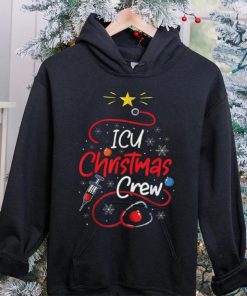 Nurse Icu Christmas Crew Nursing Christmas Lights Shirt