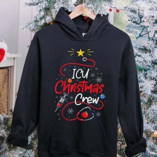 Nurse Icu Christmas Crew Nursing Christmas Lights Shirt