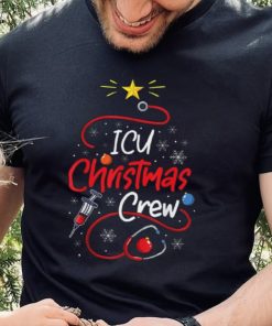 Nurse Icu Christmas Crew Nursing Christmas Lights Shirt