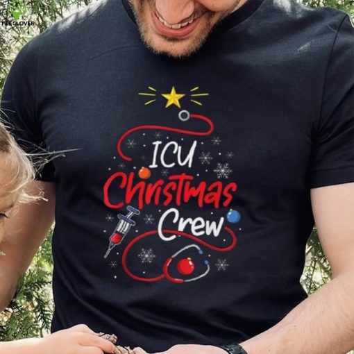 Nurse Icu Christmas Crew Nursing Christmas Lights Shirt