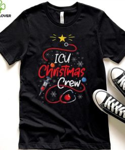 Nurse Icu Christmas Crew Nursing Christmas Lights Shirt