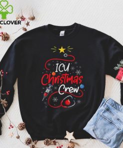 Nurse Icu Christmas Crew Nursing Christmas Lights Shirt