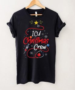 Nurse Icu Christmas Crew Nursing Christmas Lights Shirt