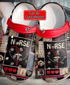 Nurse Pattern Crocs Crocs Clog Shoes Nurse Crocs