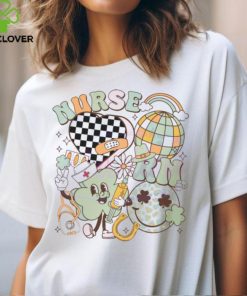 Nurse RN St Patricks Day Shamrock shirt