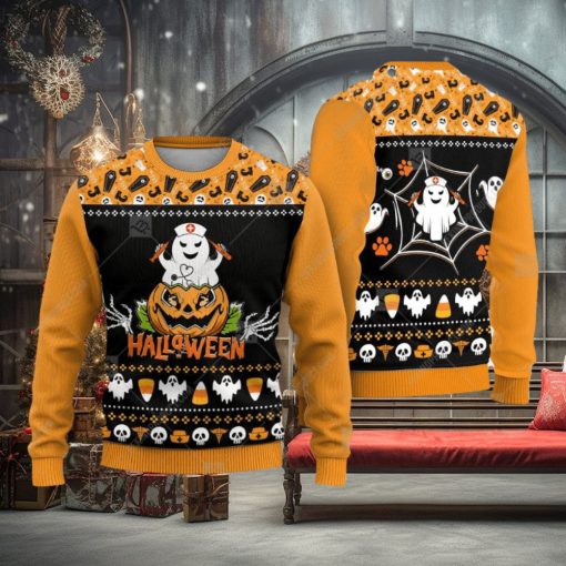 Nurse Sweatshirt Skeleton Halloween Sweater Trending For Men And Women Gift Holidays