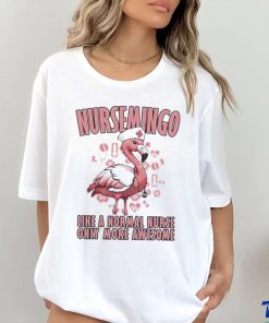 Nursemingo Nurse Flamingo Cute Nursing Shirt