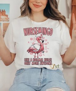 Nursemingo Nurse Flamingo Cute Nursing Shirt