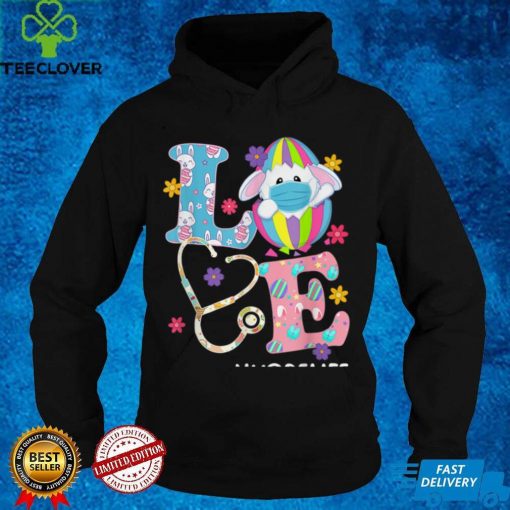 Nursing Stethoscope Scrub Life Nurse Bunny Easter Day T Shirt B09VP7M27G