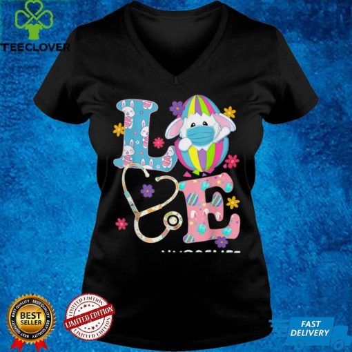 Nursing Stethoscope Scrub Life Nurse Bunny Easter Day T Shirt B09VP7M27G