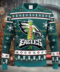 NFL Fans Philadelphia Eagles Funny Grinch Christmas Ugly Sweater For Men Women 1 NFL Fans Philadelphia Eagles Funny Grinch Christmas Ugly Sweater For Men Women