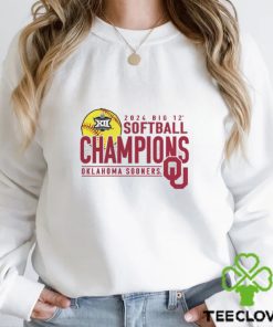 Oklahoma Sooners 2024 Big 12 Softball Conference Tournament Champions Base Stealer T Shirt