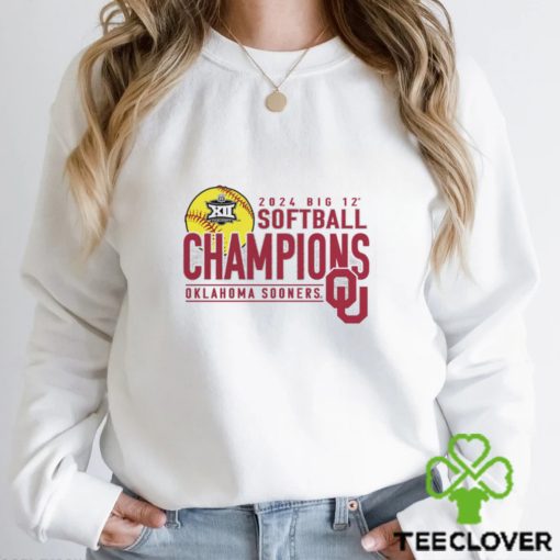 Oklahoma Sooners 2024 Big 12 Softball Conference Tournament Champions Base Stealer T Shirt