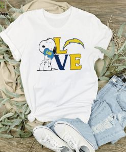 Peanuts Snoopy love Los Angeles Chargers hoodie, sweater, longsleeve, shirt v-neck, t-shirt