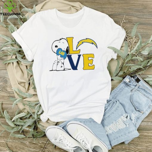 Peanuts Snoopy love Los Angeles Chargers hoodie, sweater, longsleeve, shirt v-neck, t-shirt