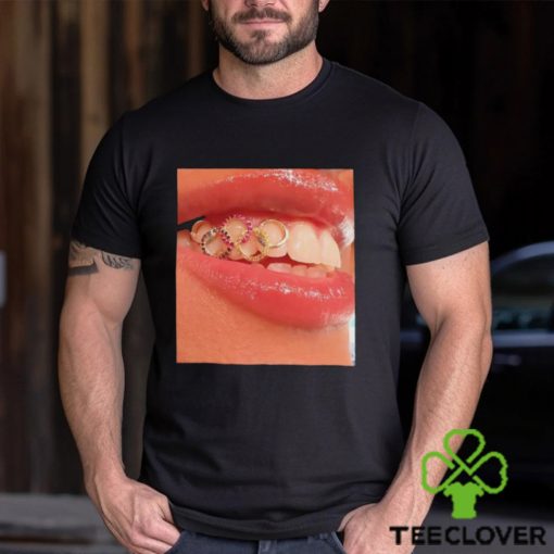 Nyara Sabally’s Olympic Ring Grillz 2024 shirt