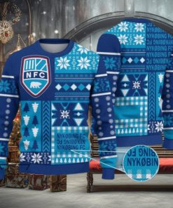 Nykobing FC ugly christmas sweater