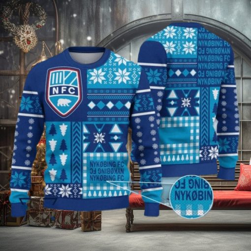 Nykobing FC ugly christmas sweater