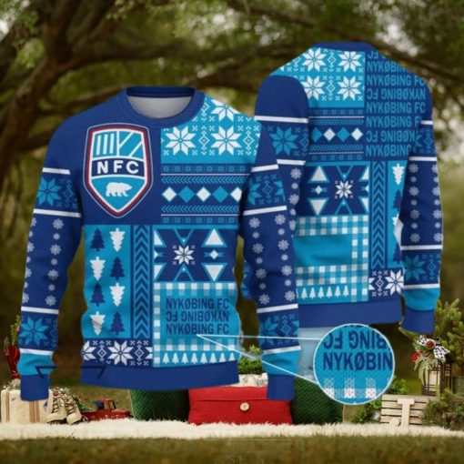 Nykobing FC ugly christmas sweater