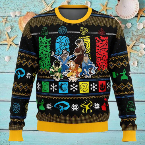 Nysekai Christmas Avatar Last Airbender Ugly  Christmas Sweater