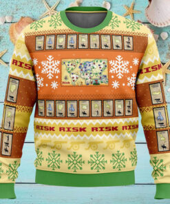Nysekai Christmas Risk Board Games Ugly Christmas Sweater