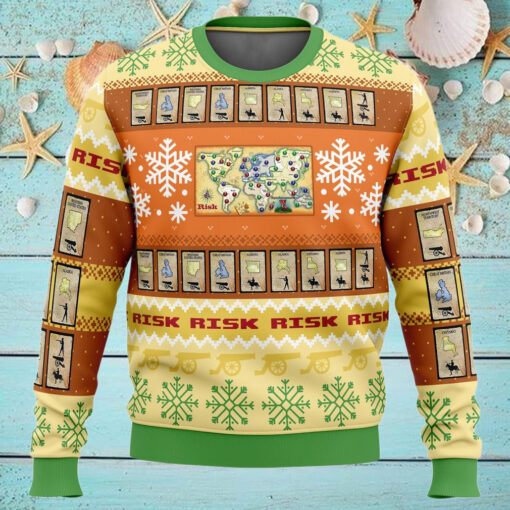 Nysekai Christmas Risk Board Games Ugly Christmas Sweater