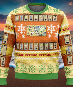 Nysekai Christmas Risk Board Games Ugly Christmas Sweater