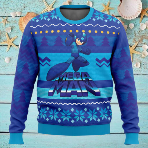 Nysekai  Mega Man Ugly Christmas Sweater