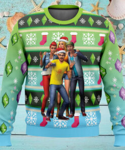 Nysekai The Sims Ugly Christmas Sweater