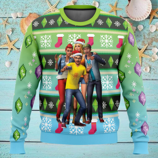 Nysekai  The Sims Ugly Christmas Sweater