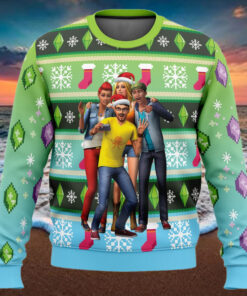 Nysekai The Sims Ugly Christmas Sweater