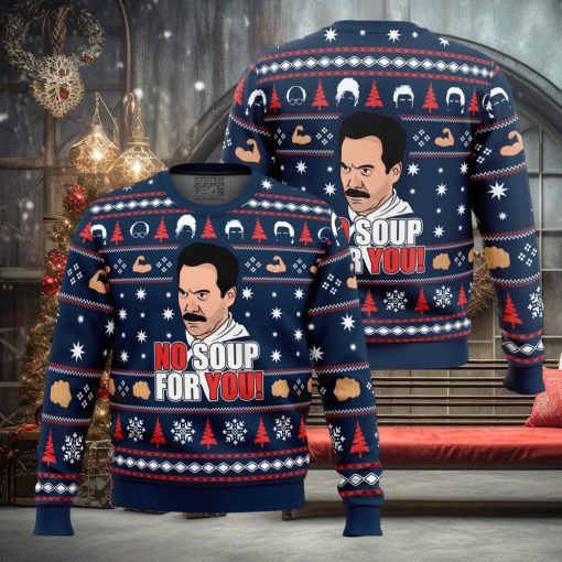 No Soup For You Seinfeld Ugly Christmas Sweater