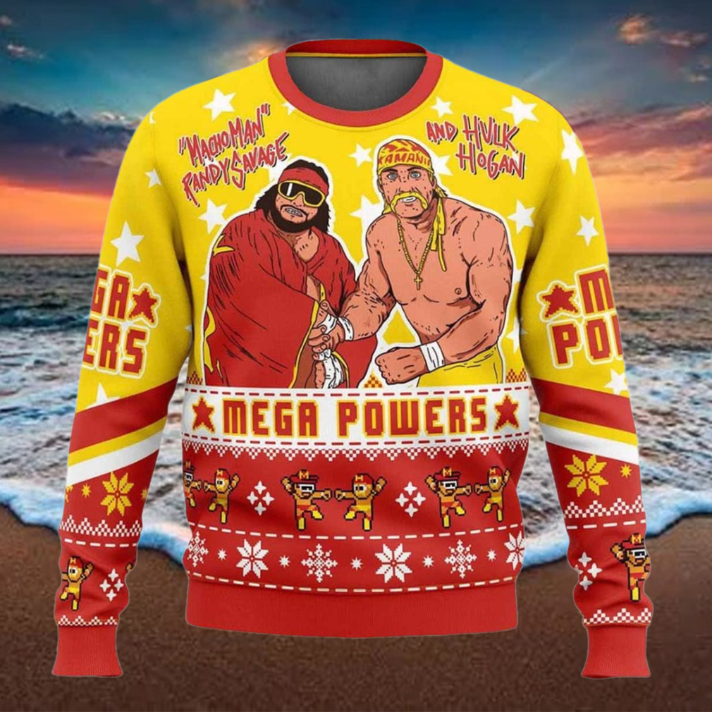 Mega Powers Macho Man and Hulk Hogan Ugly Christmas Sweater Mega Powers Macho Man and Hulk Hogan Ugly Christmas Sweater