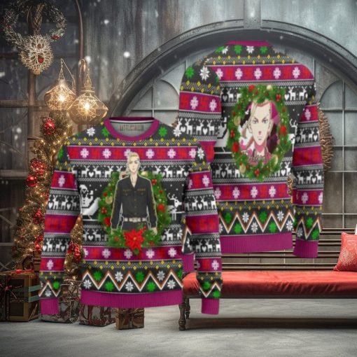 Ken Ryuguji Anime Ugly Christmas Sweater Custom Tokyo Revengers Xmas Gift