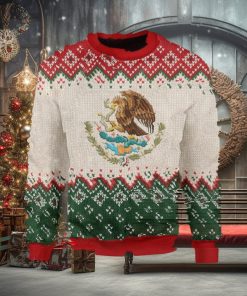 Mexico Coat Of Arms Ugly Christmas Sweater Xmas Gift Men And Women Christmas Sweater